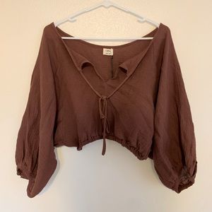 Opia Fable crop top in Mulberry